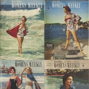 The Australian Women&#39;s Weekly Magazine Vol.8 (1954-1956) -156 Old Issues - Digital Instant Download