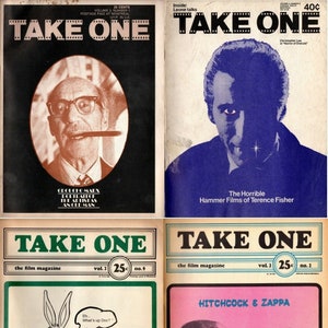 Take One - Revista de Cine Canadiense (1966-1974) - 30 Números Antiguos - Descarga Digital Instantánea