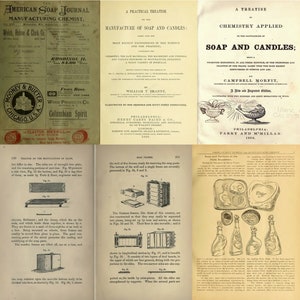 Candle & Soap Making + 1000s Vintage Household Tips - 85 Rare Old Books on DVD