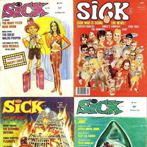 Sick - Comics Risque Saucy Racy Sexy Art Magazine – 80 Old Issues on DVD