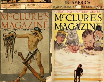 McClure's Magazine: Vol. 4 (1908-1918) - 34 Rare Issues (Digital Download)