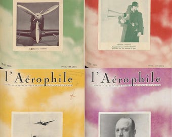 L'Aérophile Magazine (1930-1939) Vol. 4 – 121 Early Aviation Issues (Digital Download)