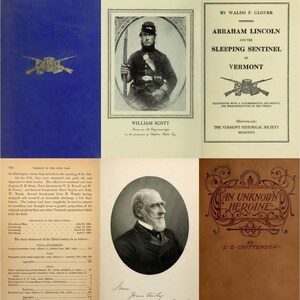 Vermont Civil War History: Genealogy & Battles - 48 Old Books (Digital Download)