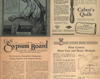 The Carpenter Issue Carpentry Woodworking (1923-1931) - 13 Old Issues (Digital Download)