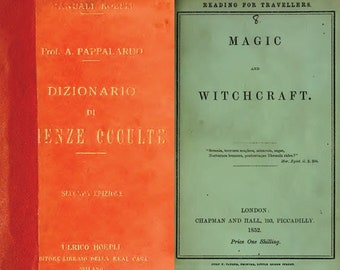 185 Rare Old Books On Witchcraft Witches Spells Wicca Pagan Black Magic Occult Rituals Potion Spiritual Demon - Digital Instant Download