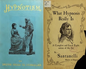 Hypnotism Books: Mind Control, Mesmerism - 120 Rare Old Books (Digital Download)