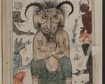 Book Of Wonder -مخطوط البلهان Old Rare Arabic Occult Manuscript (1299 AD) - (Digital Download)
