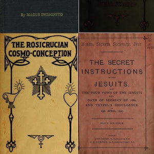 Secret Societies Forbidden History Secrecy Conspiracy Freemasonry Illuminati Temple Religion Cults Rituals - 125 Rare Books Digital Download