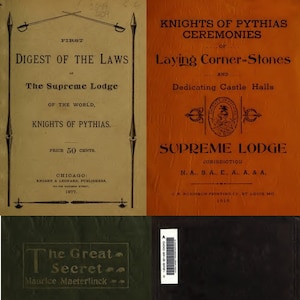 Secret Societies Forbidden History Illuminati Temple Religion - 125 Rare Books on DVD