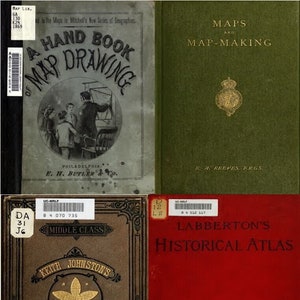 140 Rare Old Books On Cartography, Maps, Map Making, Ancient Maps & Atlas On DVD