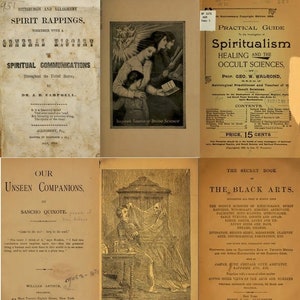 Spirits Medium Seances Oja Boards Communication With the Dead - 300 Rare Books on DVD