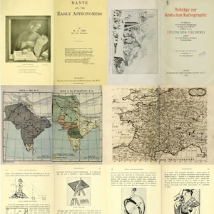 140 Rare Old Books On Cartography, Maps, Map Making, Ancient Maps & Atlas - Digital Instant Download
