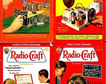Radio Craft - Electronics Technology Magazine (1929-1949) - 199 Old Issues (Digital Download)
