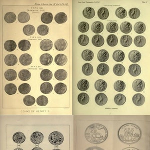 Numismatics Coins Currency Tokens Medals Coinage Collecting Ancient Modern Greek Roman Islamic - 75 Old Chronicles Journals Digital Download