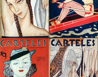 Carteles Cuban Magazine (1931-1933) Vol.3 – Spanish Art, Social Life : 114 Issues (Digital Download)