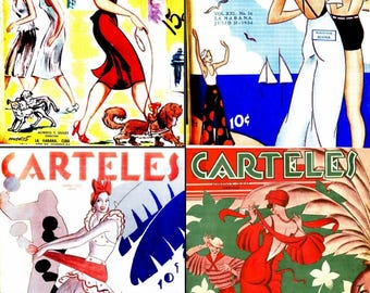 Carteles Cuban Magazine (1934-1948) Vol.4 – Spanish Art, Social Life : 65 Issues (Digital Download)