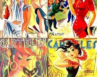 Carteles Cuban Magazine (1951-1960) Vol.5 – Spanish Art, Social Life : 75 Issues (Digital Download)