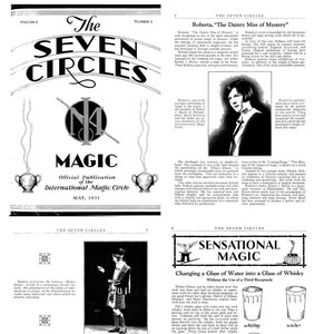 The Seven Circles Magic Magazine: 30 Rare Issues on DVD