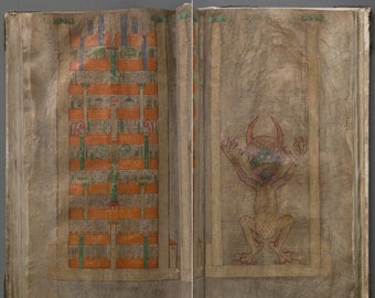 The Codex Gigas - The Devil's Bible - Old Medieval Illuminated Manuscript – ON DVD