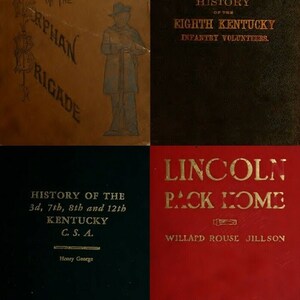 Kentucky Civil War History: Genealogy Records, Battles, Rosters (Digital Download)