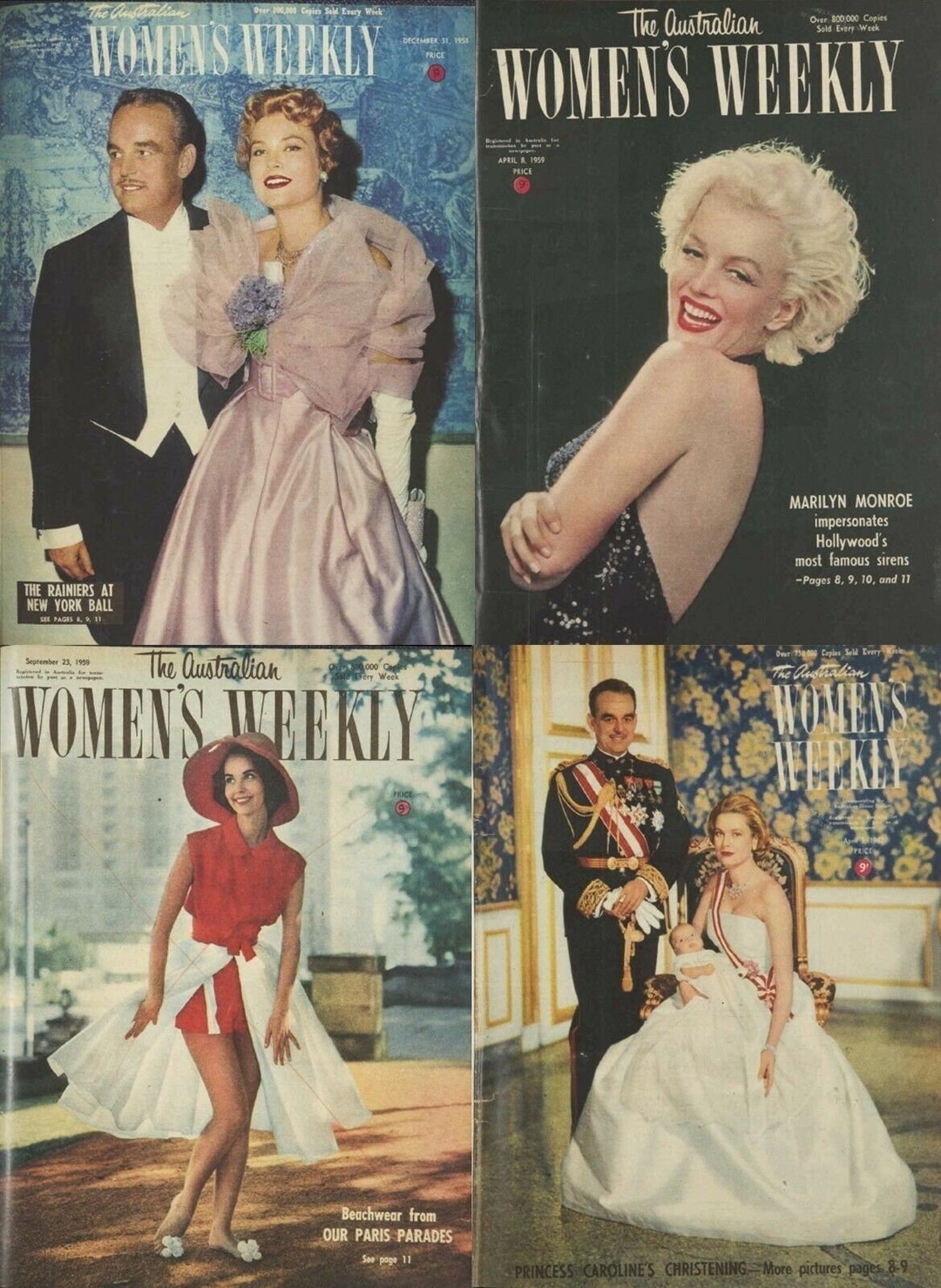 The Australian Women's Weekly Magazine Vol.9 19571959 Etsy