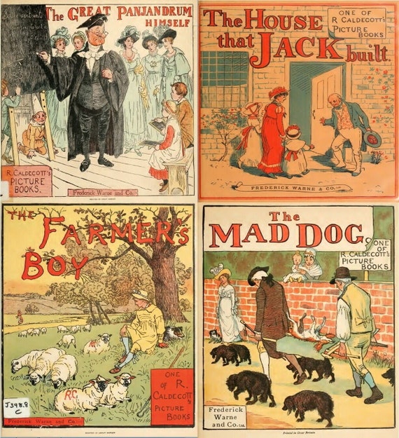 75 Old Randolph Caldecott Illustrated Children Fairy Tales - Etsy UK