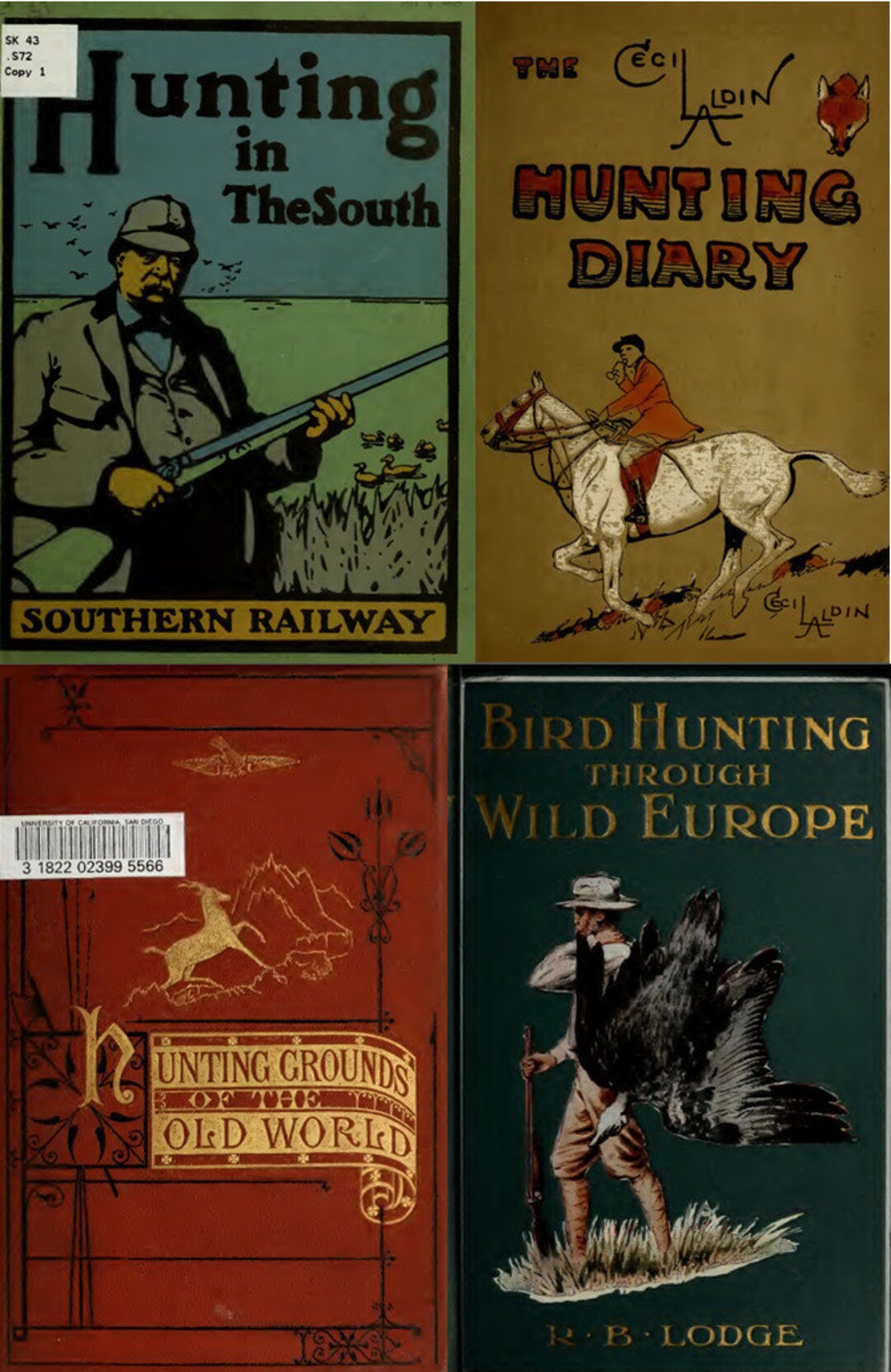 170 Rare Books on Hunting, Big Game Outdoor Gun Sports, Hunt