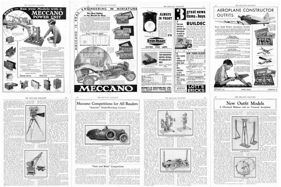 MECCANO MAGAZINE 1960 12冊セット Meccano Magazine Collection Vol. 1 (1916-1936) - Mechanical
