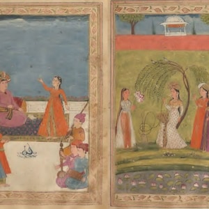 Zeldzaam geïllustreerd islamitisch manuscript: Women&#39;s Pleasure (700 na Christus) (digitale download)