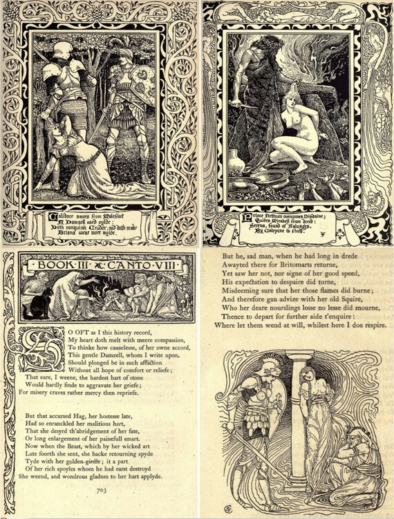 妖精の女王 イラストレイテッド ウォルター・クレイン アーツ