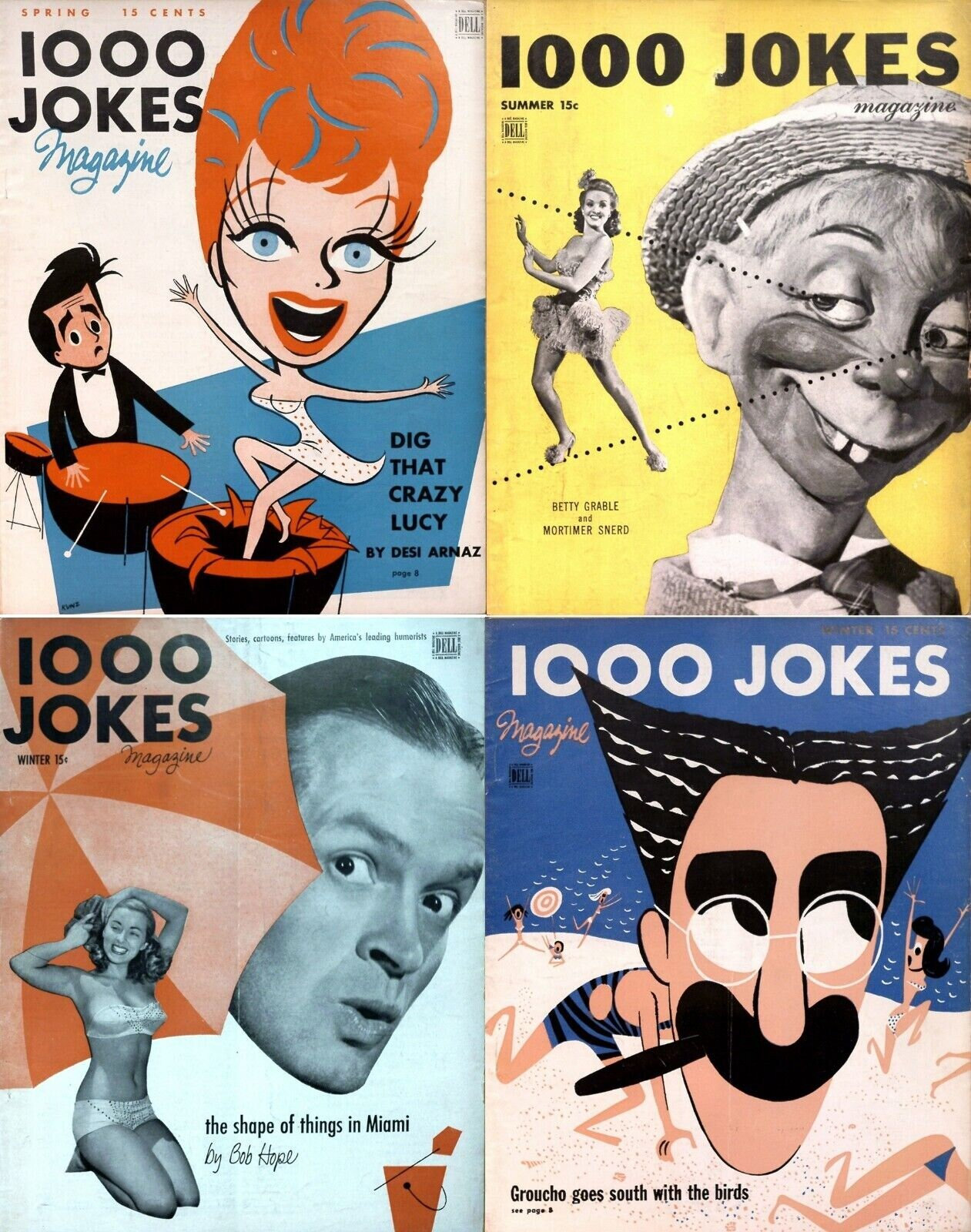 1000 Jokes Magazine: 28 Vintage Humor Issues 1946-1959 (digital