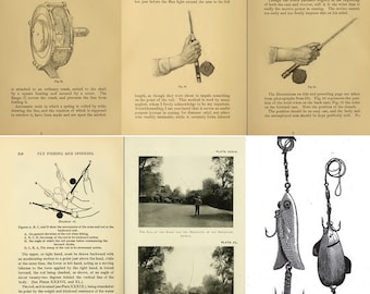 May include: A black and white illustration of a fly fishing lure with a treble hook and a single hook. The lure is a fish-shaped body with a feathered tail. The lure is attached to a line with a swivel.