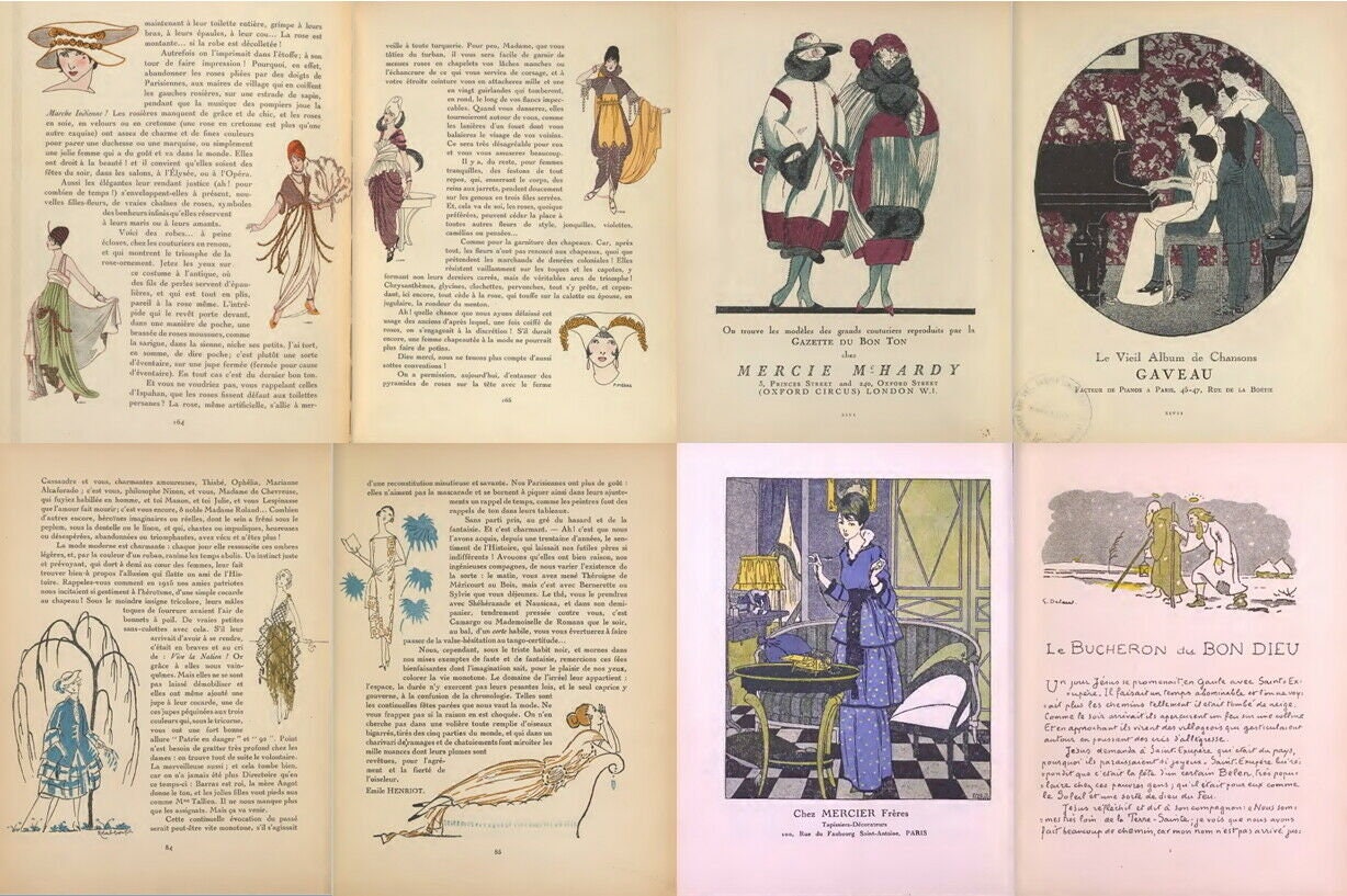 23 Rare Volumes of Art Deco Fashion Design Magazines gazette Etsy