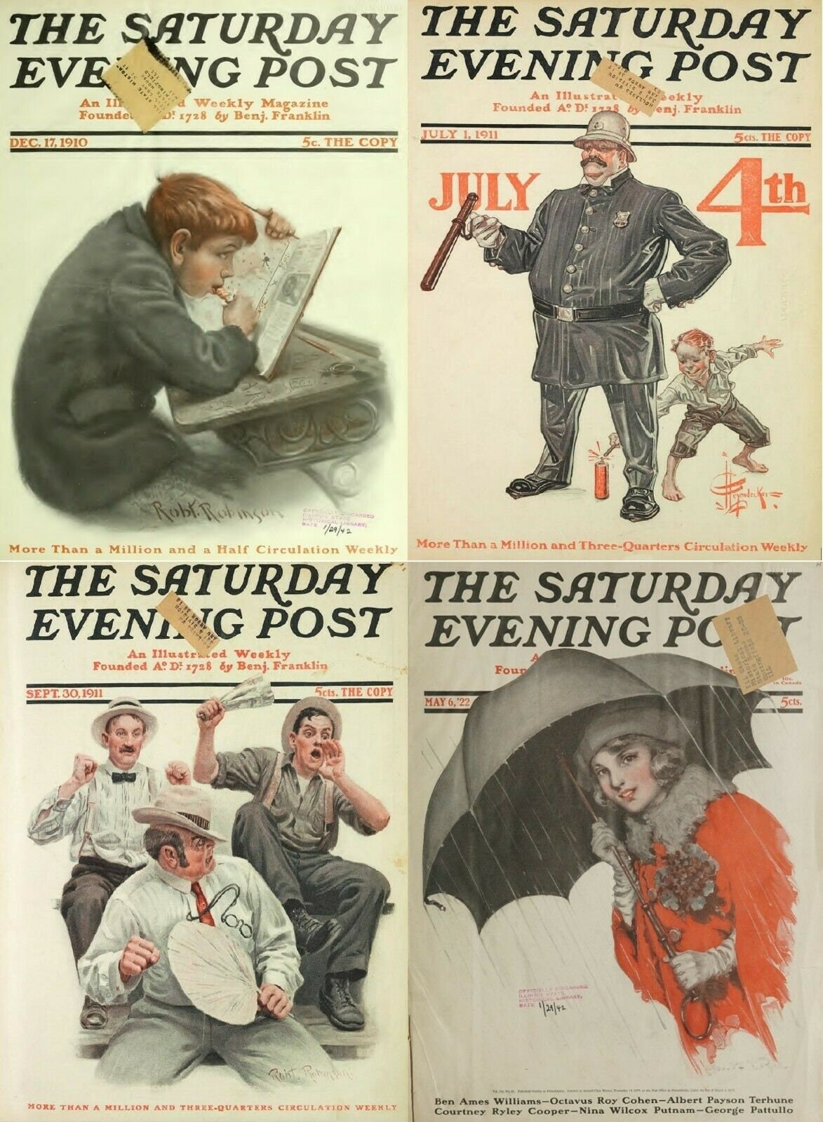 Saturday Evening Post Magazine (1903-1922) - 149 Old Issues