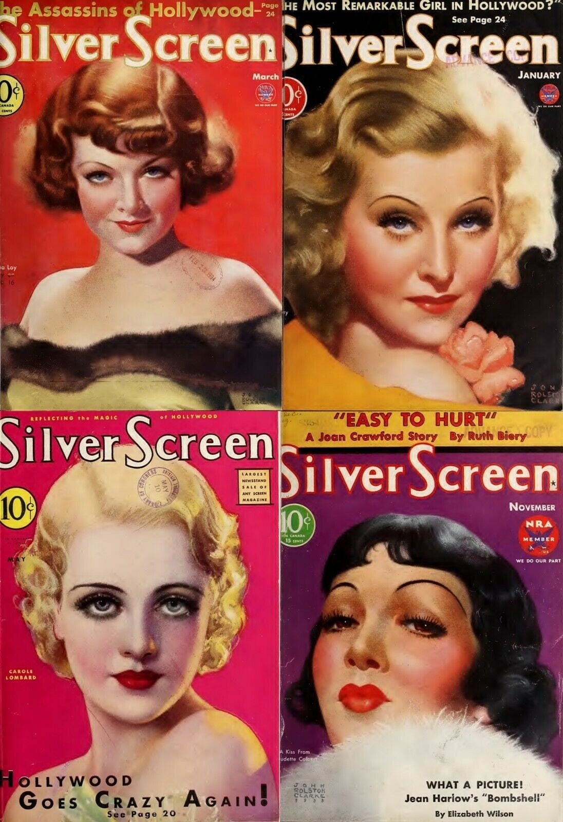 Silver Screen - Films Movies Stars Magazine (1930-1940) - 104 Old