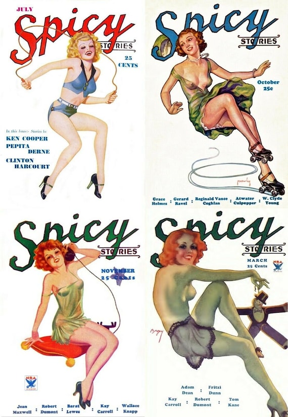 9 Old Issues of Spicy Stories Daring Saucy Racy Naughty Sexy Risque Skimpy  Outfit Racy Girly Girl Women Magazine Digital Instant Download - Etsy