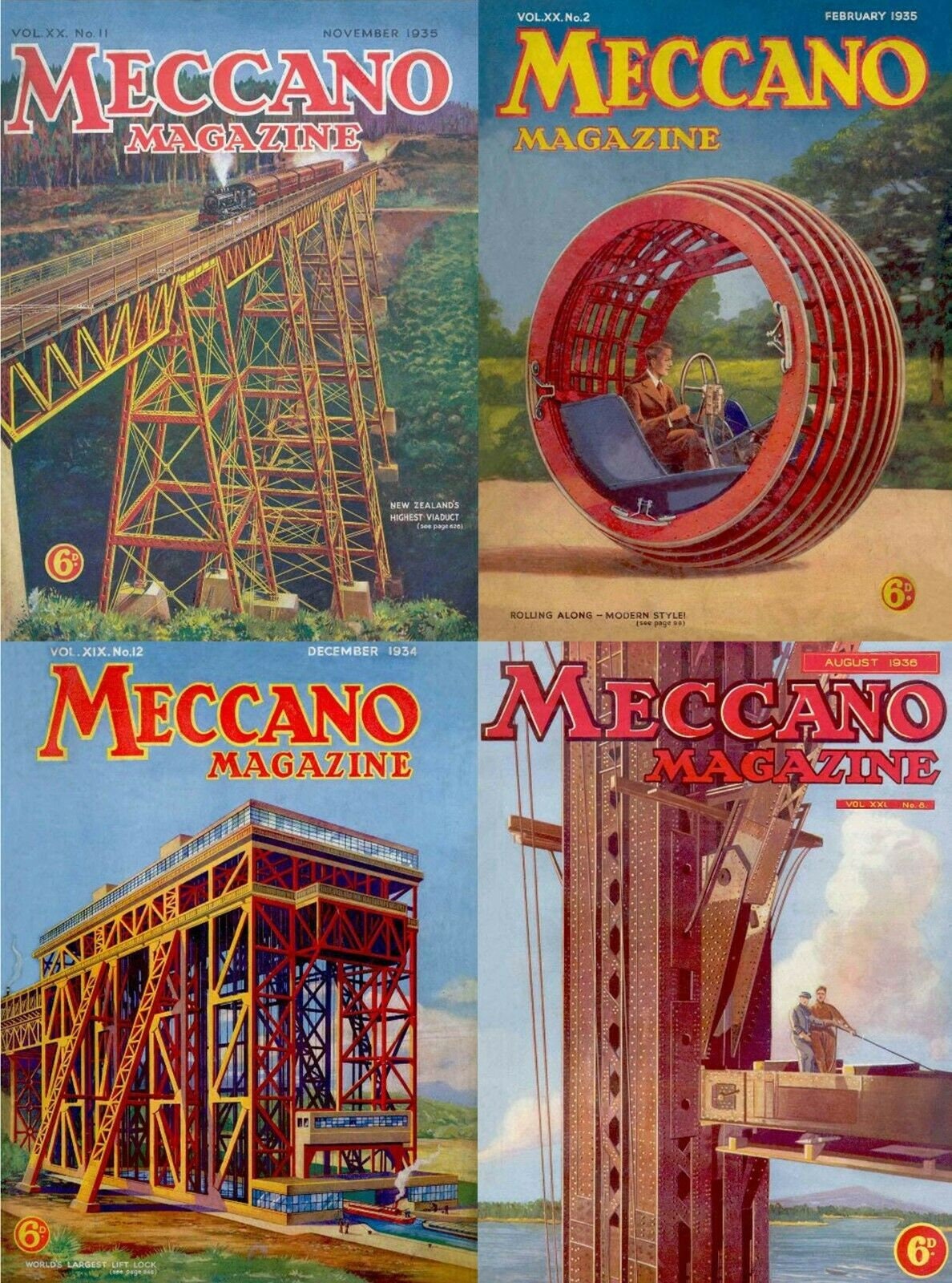 MECCANO MAGAZINE 1951 12冊セット Meccano magazine hi-res stock photography and images - Alamy