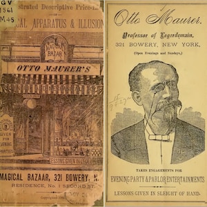 Illustrated descriptive price-list of magical apparatus and illusions, by Otto Maurer (1884) - Old Magic Catalog – Digital Instant Download