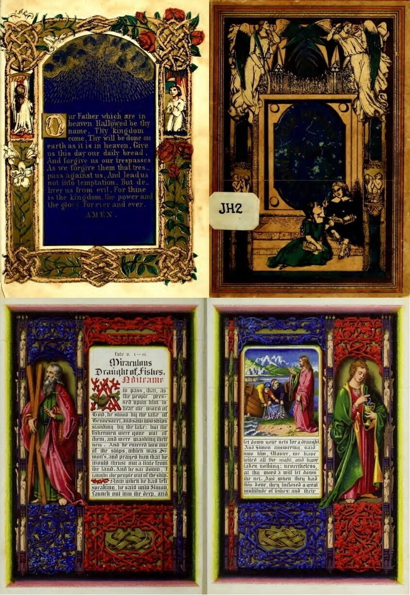 26 14th century illuminated manuscripts, Illustration Images