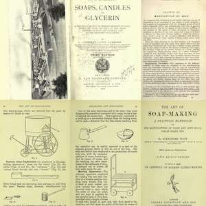 Candle & Soap Making + 1000s Vintage Household Tips - 85 Rare Old Books - Digital Instant Download