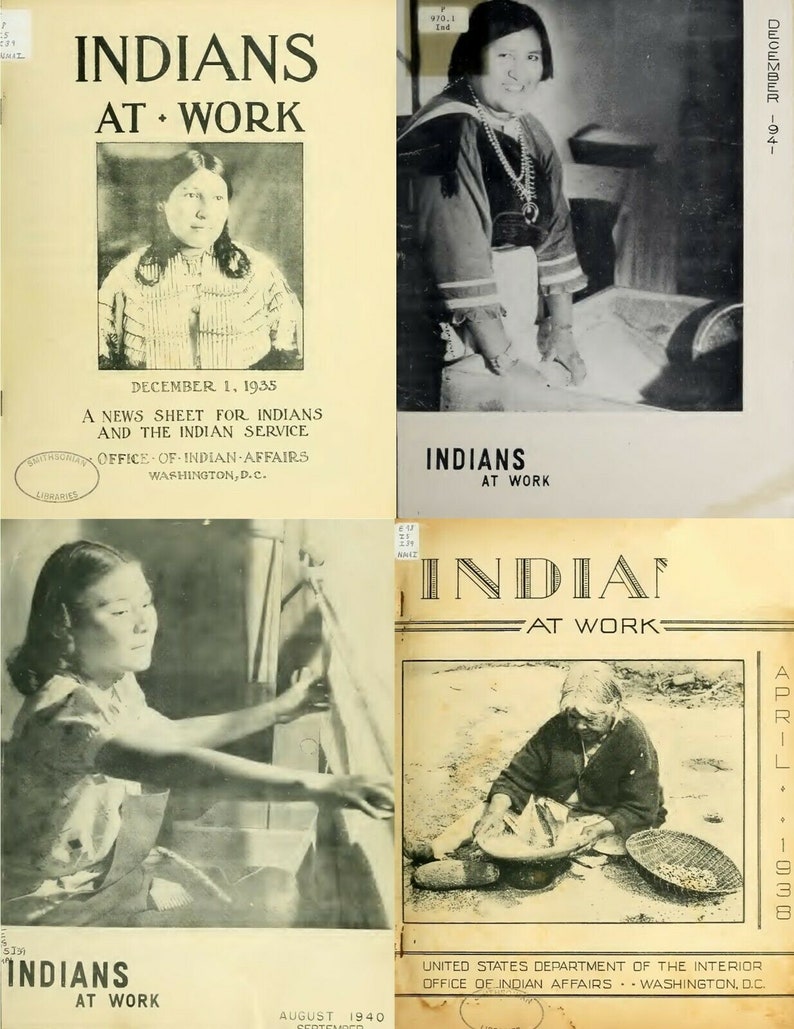 109 Old Issues Of Indians At Work Native Americans Affairs Magazine Digital Instant Download image 10