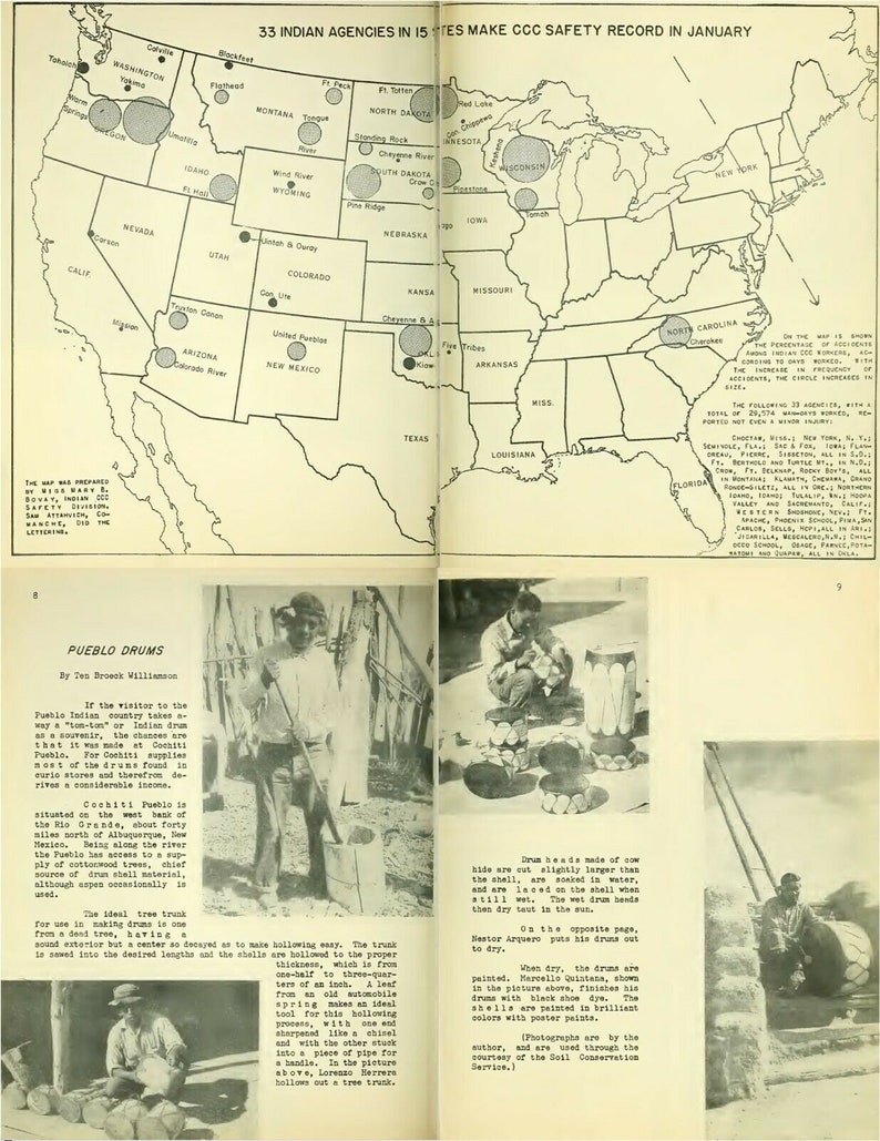 109 Old Issues Of Indians At Work Native Americans Affairs Magazine Digital Instant Download image 5