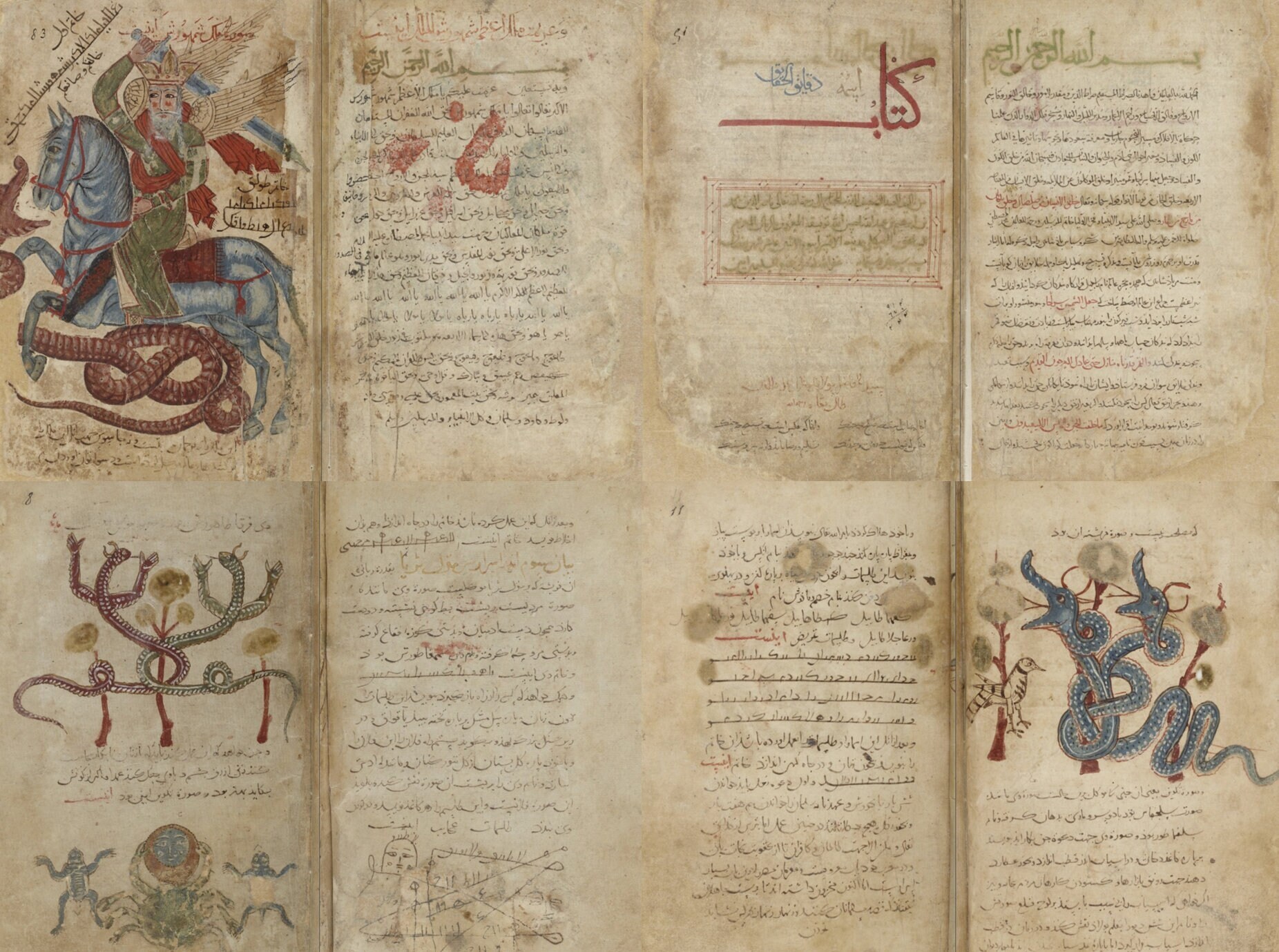 Rare Arabic Occult Manuscript: Magic, Talismans, Jinn (1299 AD) (Digital Download)