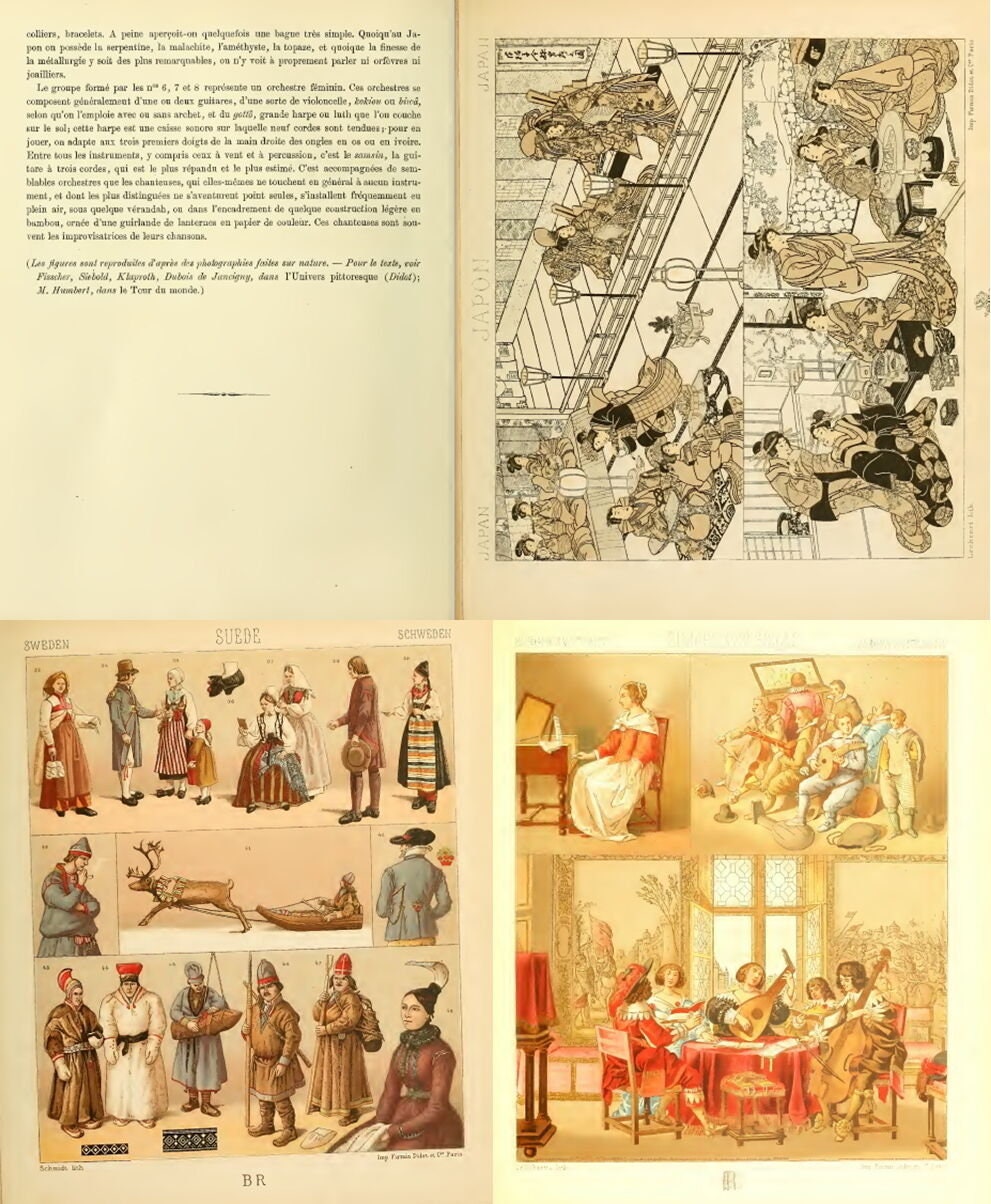 Le Costume Historique - All 6 Volumes - Complete History of