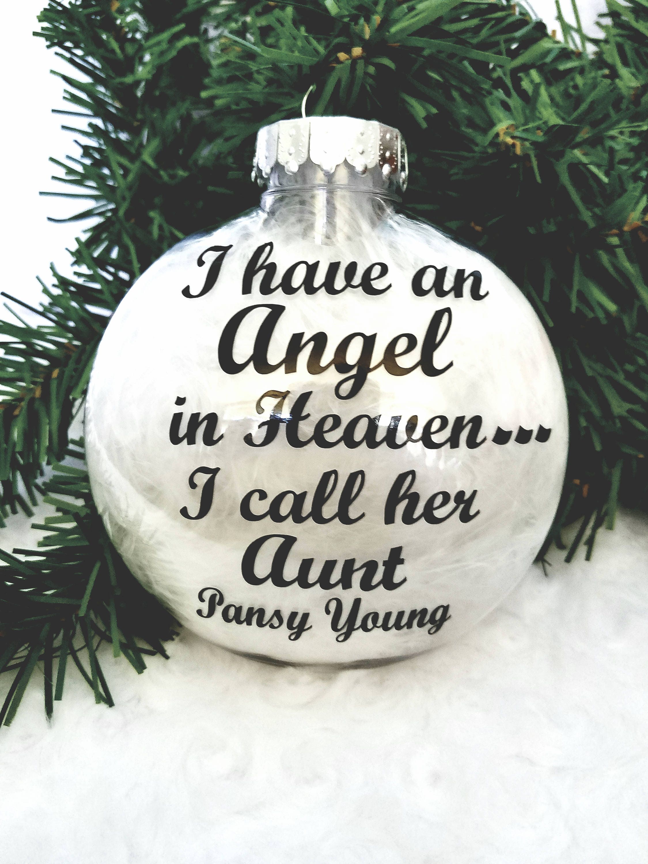 Angel In Heaven Christmas Ornament 