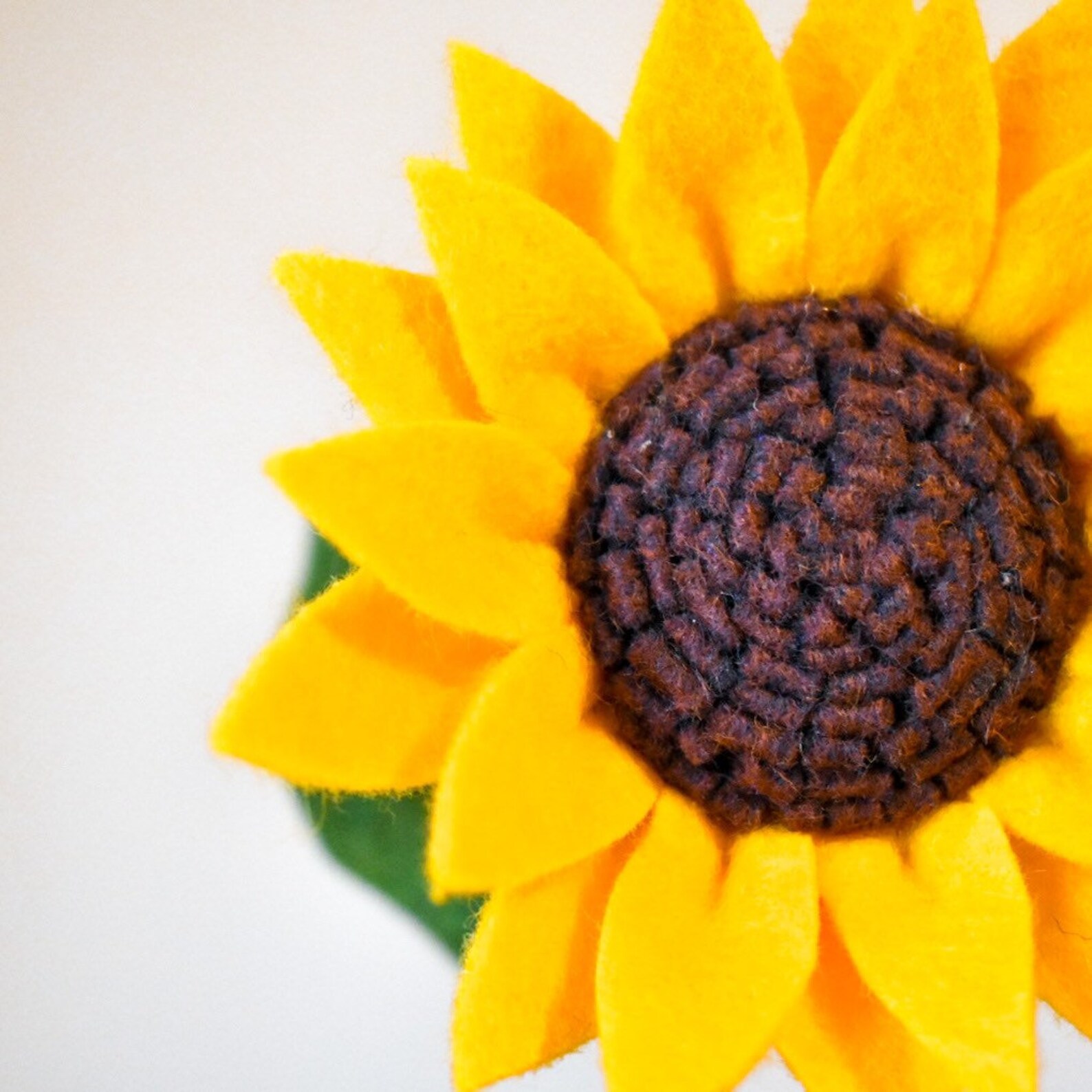 Felt Sunflower DIY Floral Arrangement Handcrafted Felt Etsy