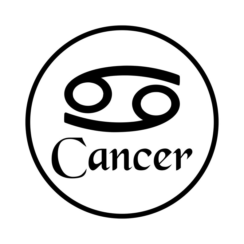 Kreeft SVG Horoscoop SVG Dierenriem SVG Astrologische svg Etsy België