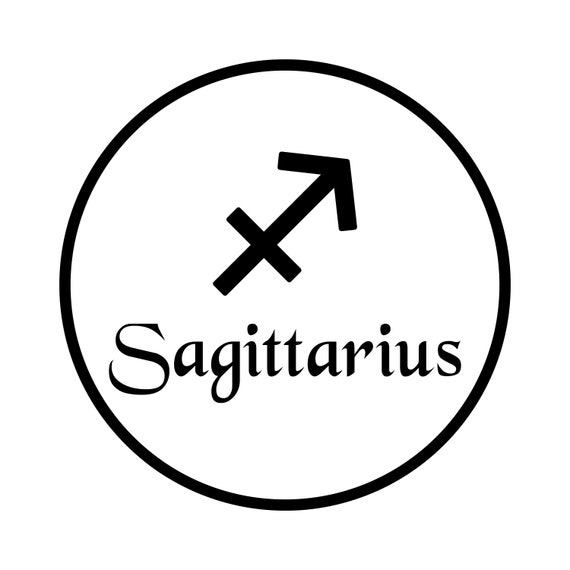 Sagittarius SVG Horoscope SVG Zodiac SVG Astrological Svg | Etsy Canada
