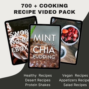 700 Chef Made Cooking Videos Pack , Recipe Tutorials , Videos for posting at Instagram and Tiktok , Quick and easy recipes image 1