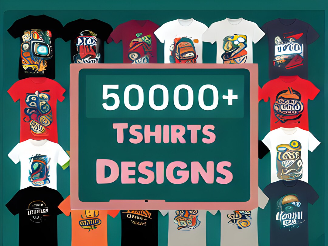 Tshirt Design Bundle , Tshirt Design , 50k Tshirt Designs Pack